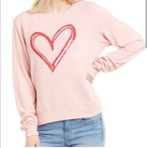 NWT Wildfox sketchy heart bbj size small & medium